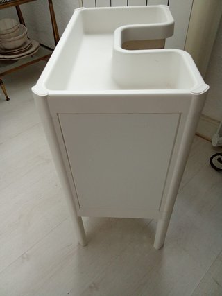 Armario bajo lavabo Ikea blanco mini pequeño