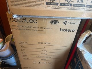 Congelador Cecotec Bolero Coolmarket Chest 99P