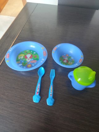 Vajilla Saro Microondas Pajaritos 4 Piezas