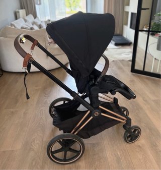 Cochecito Cybex Priam 4.  3 en 1 Negro black
