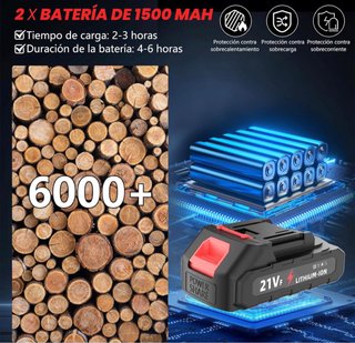 Forbici da potatura elettriche SIN ABRIR con 2 batterie