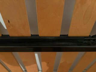 Rete matrimoniale doghe legno 190x170x34