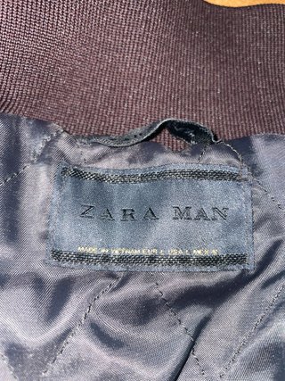 Chaleco Zara Hombre Granate