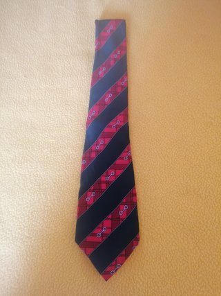 Corbata Rayas Azul y Rojo