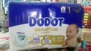 Dodot Sensitive Talla 1 Pañales Bebé 2-5kg