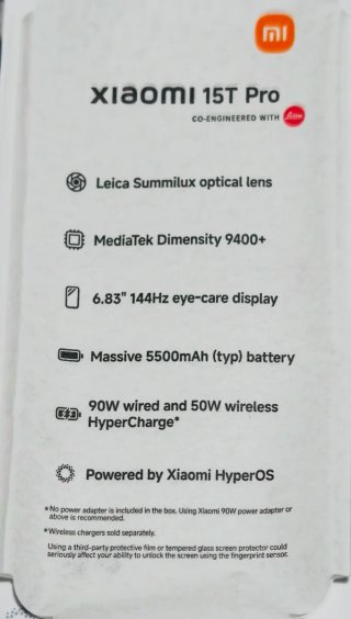 Xiaomi 15T Pro Co-engineered with Leica