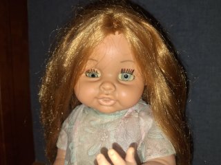 Jesmar Luchy muñeca  Vintage mama mecedora