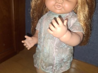 Jesmar Luchy muñeca  Vintage mama mecedora