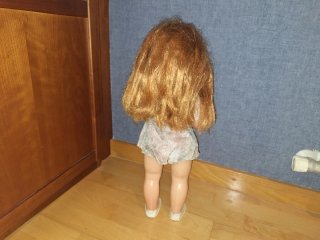 Jesmar Luchy muñeca  Vintage mama mecedora