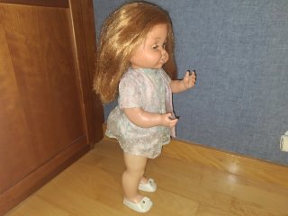 Jesmar Luchy muñeca  Vintage mama mecedora