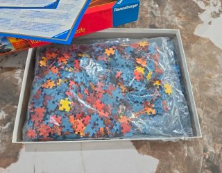 2 set di puzzle da 1000 pezzi l uno 70x50 cm