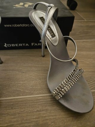 Sandali Gioiello Roberta Farc – Argento Sparkling