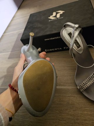 Sandali Gioiello Roberta Farc – Argento Sparkling