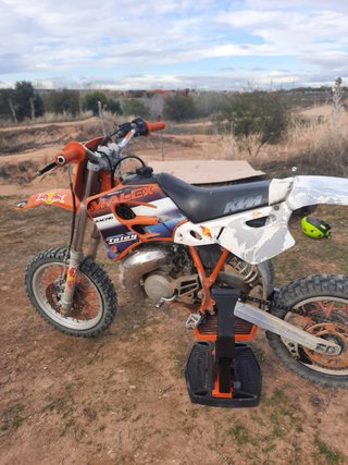 KTM 65cc Motocross Naranja/Blanco