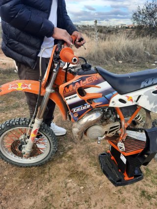 KTM 65cc Motocross Naranja/Blanco