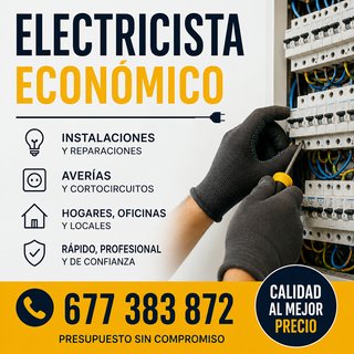 Electricista Económico: Instalaciones y Averías