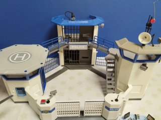 Comisaría y Helicóptero Playmobil