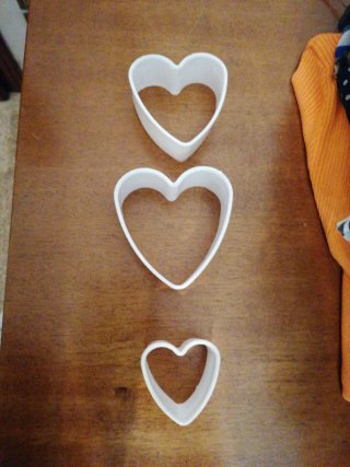 Set 3 Formine Cuore