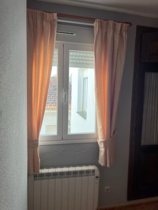 Juego edredón, cubre canapé y cortinas rosa/beige