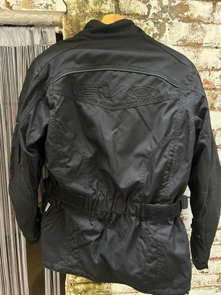 Chaqueta de moto negra