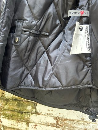 Chaqueta de moto negra