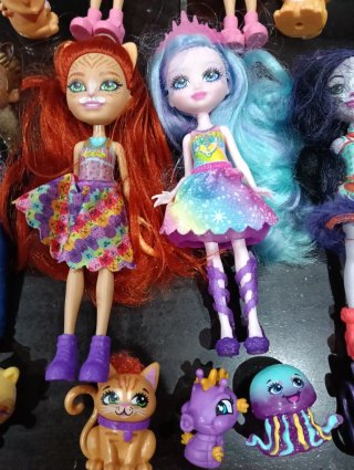 Lote Muñecas Enchantimals de Mattel