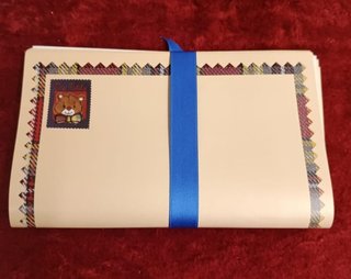 Set Papelería Vintage Tiny Teddy Hojas +Sobres Nue