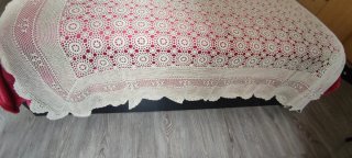 Copriletti all'uncinetto fatti a mano