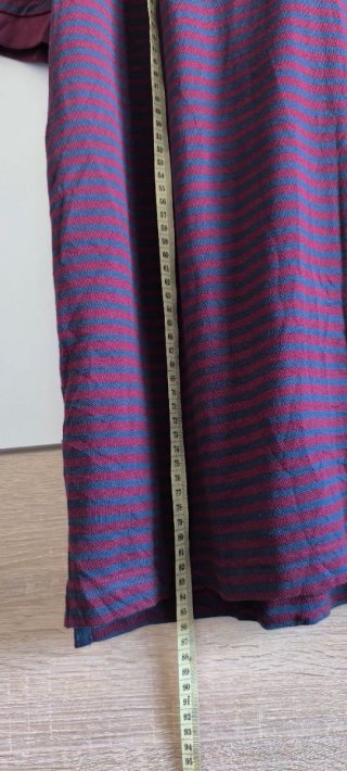 Polo Nautica Rayas Talla XL burdeos