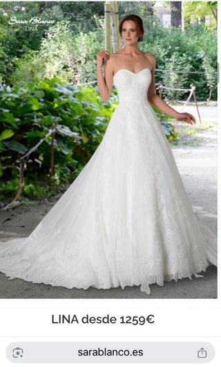 Vestido de Novia Sara Blanco LINA
