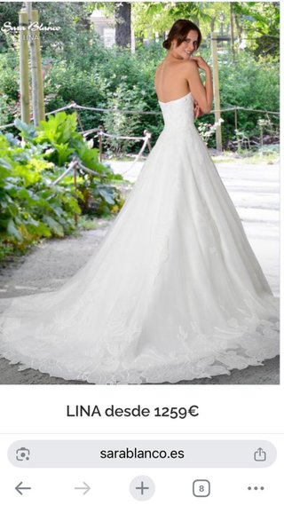 Vestido de Novia Sara Blanco LINA