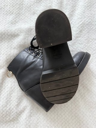 Botines negros Pull&Bear con cordones