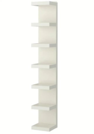 Estantería blanca de madera Ikea casi nueva