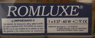 Aplique de pared azul ROMLUXE