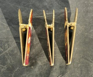 Set clips Cloisonne vintage