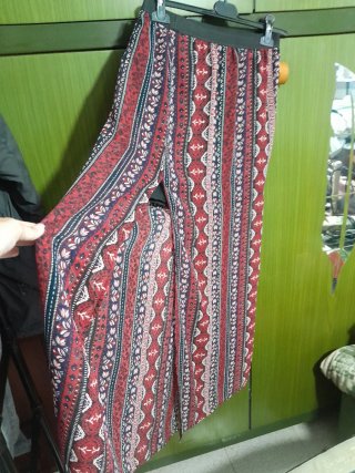 Gonna lunga in voile fantasia