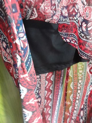 Gonna lunga in voile fantasia