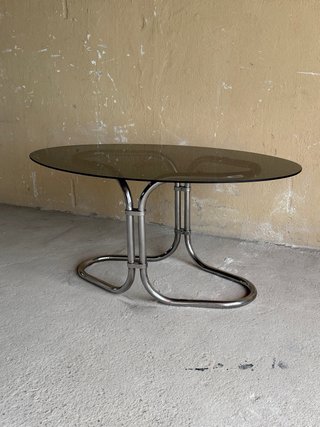 Mesa Giotto Stoppino Cristal y Metal