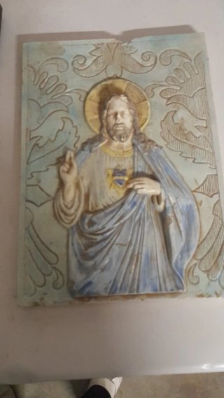 Crucifijo de madera antiguo
