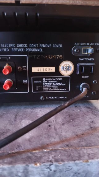 Receptor Estéreo Vintage Kenwood KR-2600