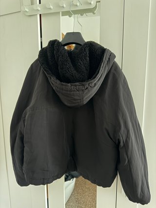 Chaqueta bomber reversible negra