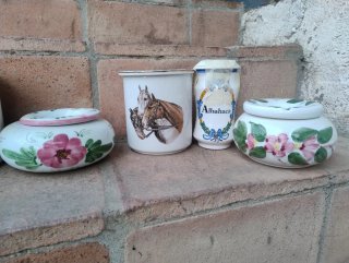 Collezione di ceramiche antiche decorate San Claudio