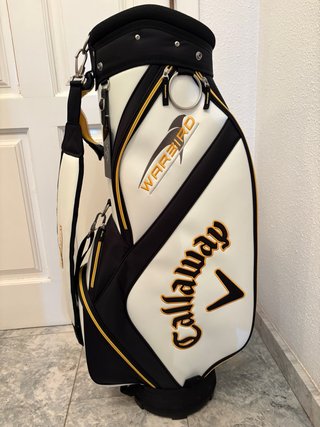 Bolsa de golf Callaway blanca y negra