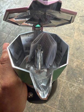 Moka Bialetti Caffettiera Verde e Rosa 3 tazze