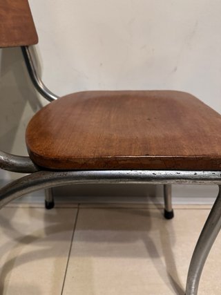 2 Sillas Hierro y Madera