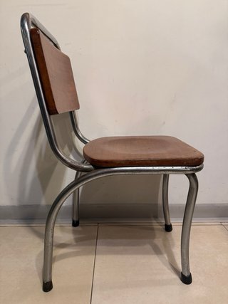 2 Sillas Hierro y Madera