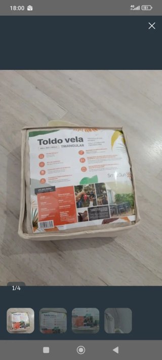 NUEVO Toldo Vela SmartSun 360x360x360