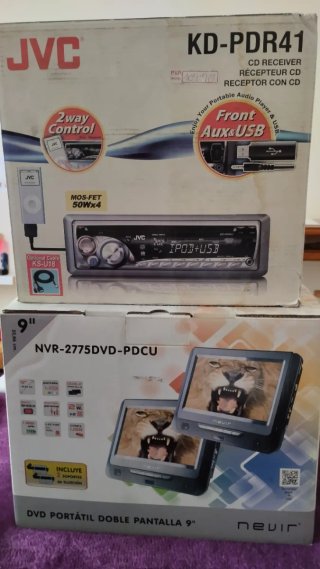 Reproductor JVC KD-PDR41 + Pantalla Nevir