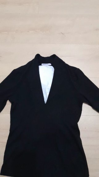 Maglietta Zara donna nera