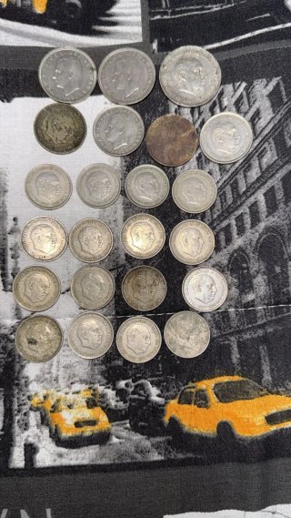 Lote de monedas antiguas